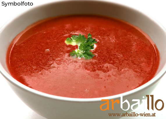 Frische Suppen heiß zugestellt von arbaillo -Wien 1020 | Minestrone, Zuppa di pomodoro, Fritattensuppe,Broccoli-Cremesuppe, Linsensuppe, Hühnersuppe, Knoblauchsuppe